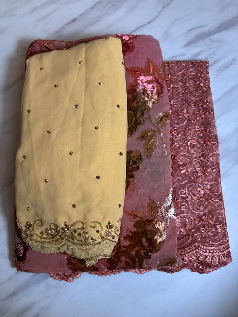 Aaliyyah Golden Orange Maqbal Dirac Set